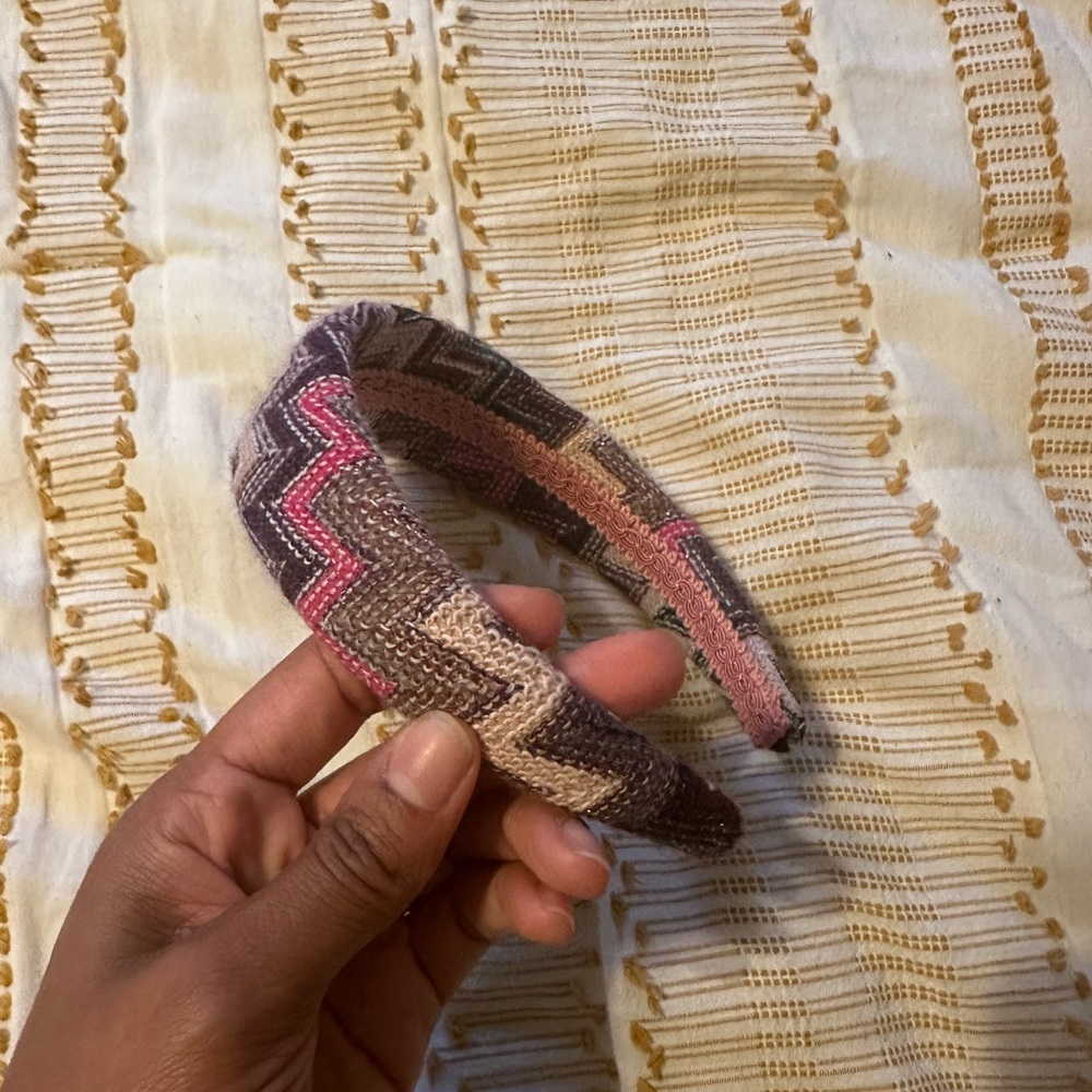 Missoni pattern inspired headband